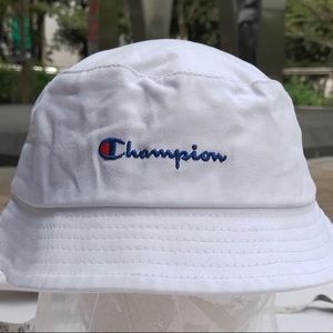 Champion White Bucket Hat